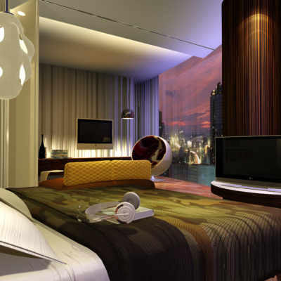 3d visualization bedroom