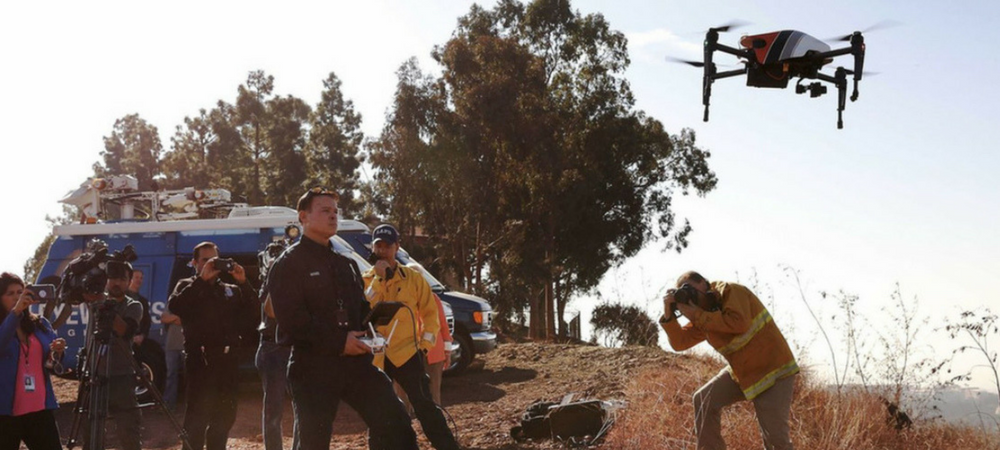 Public Safety and Fire Control Drone Training